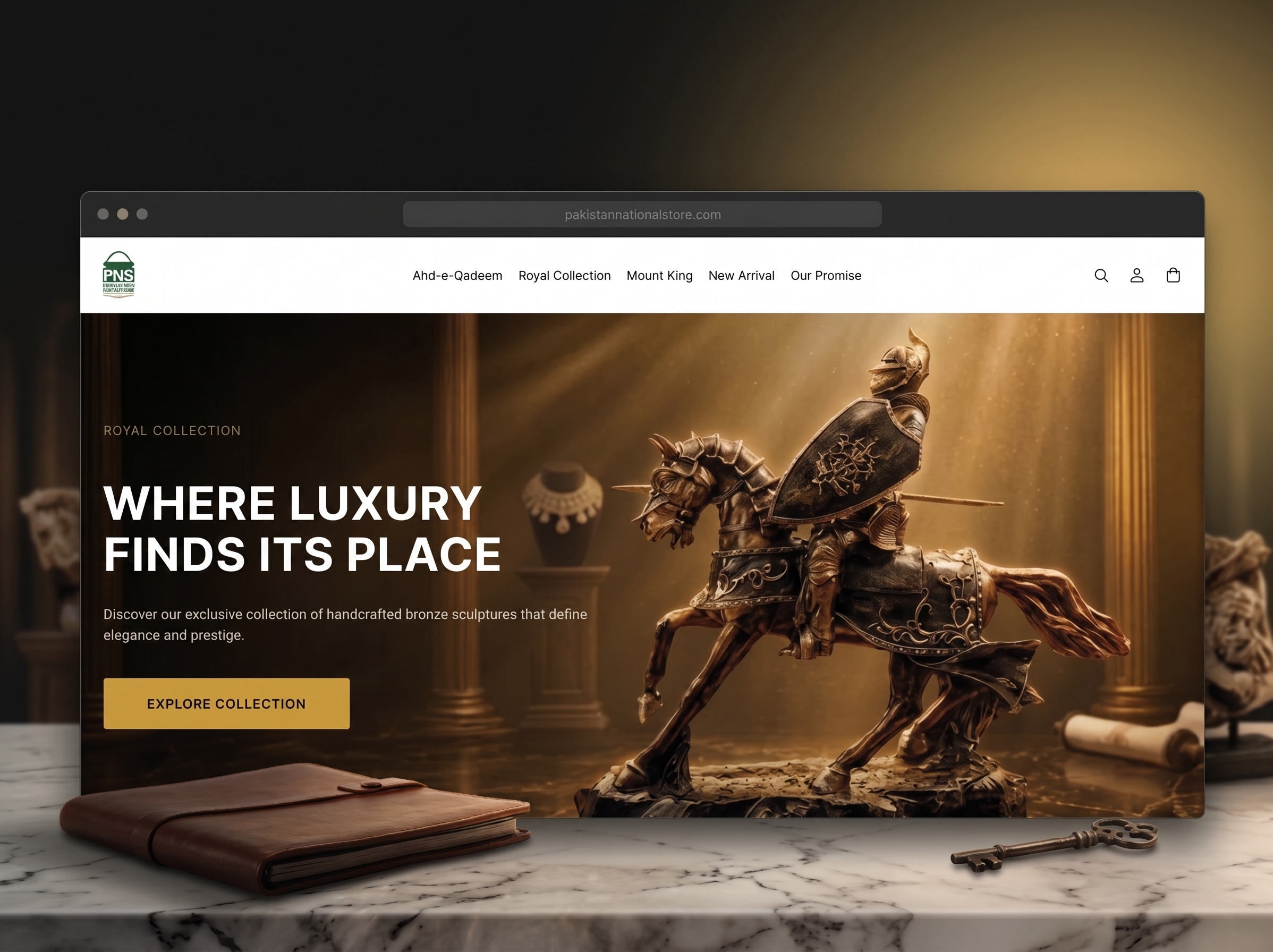 Ahdeqadeem — Pakistan National Store, a luxury Shopify brand built and operated by Hydra Fox Designs